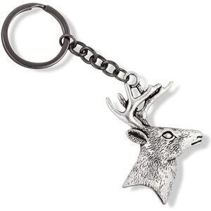 Deer Keychain - Deer Antler Keychain